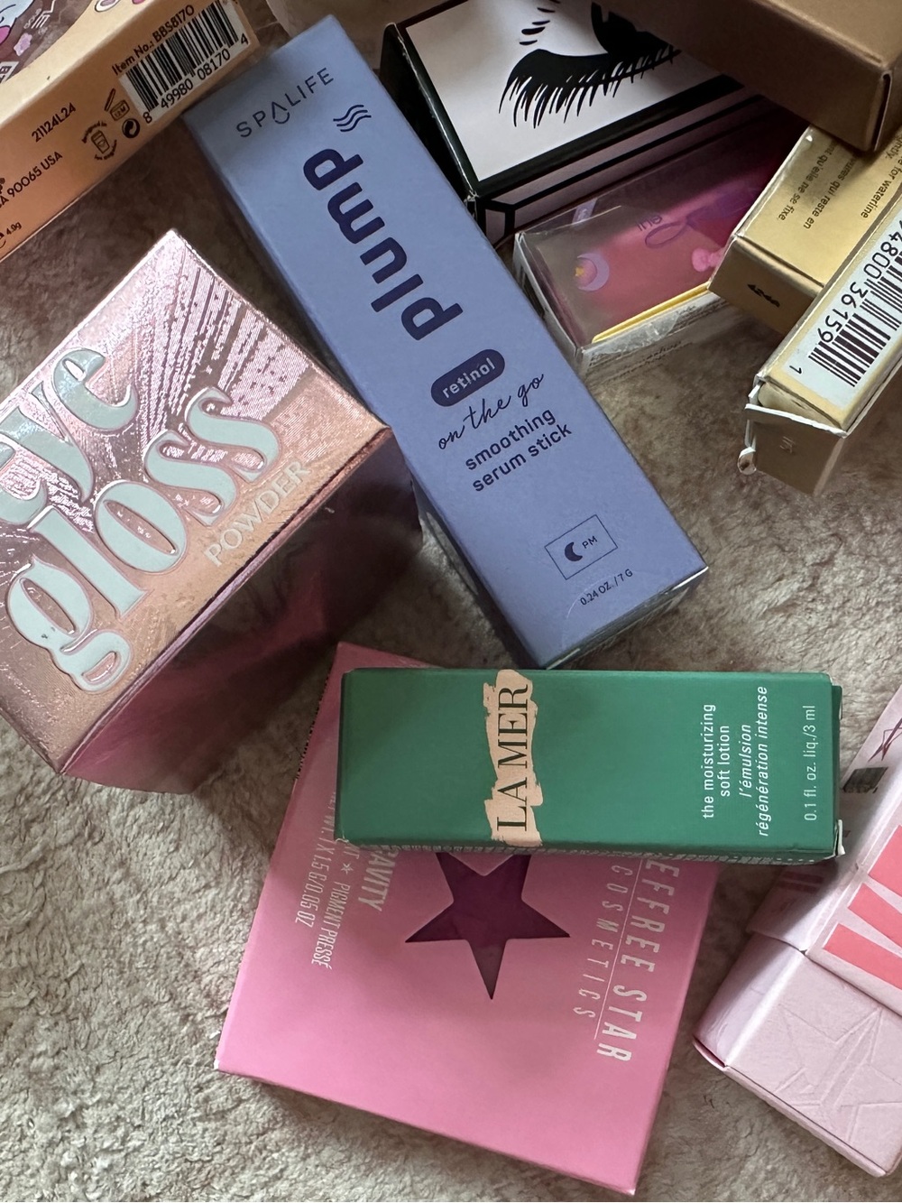 Beauty and Skincare Bundle New over 2 Lb La Mer Winky Lux Jeffrey Star Jo Malone